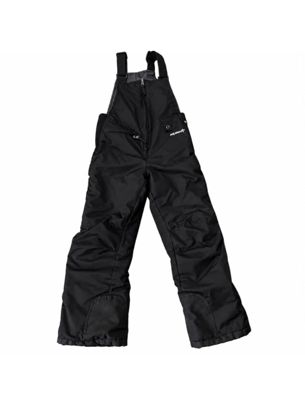 Kids Skigear Black Ski Snow Bibs Size S